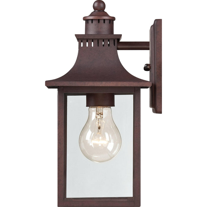 Quoizel CCR8406CU Chancellor Outdoor Wall Lantern | Copper Bronze