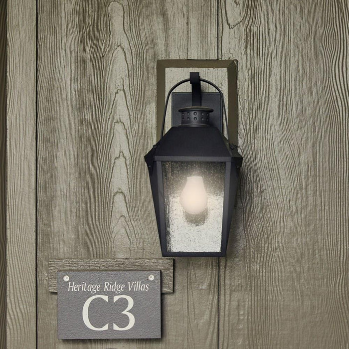 Quoizel CRG8406MB Carriage Outdoor Lantern | Mottled Black