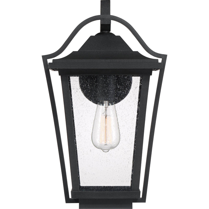 Quoizel DRS8411EK Darius Outdoor Wall Lantern | Earth Black