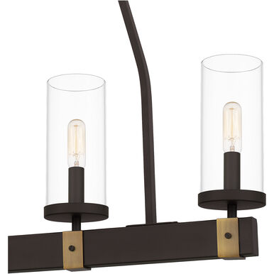 Quoizel LSB539OZ Lisbon 5-Light 39.5" Island Light | Old Bronze