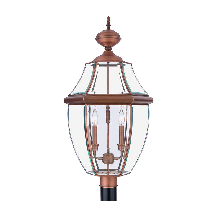 Quoizel Newbury Outdoor Lantern, Post Small