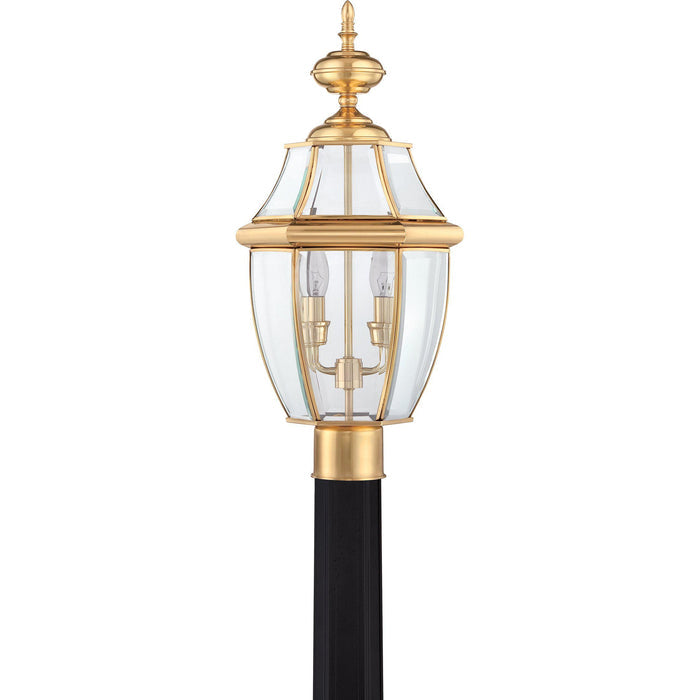 Quoizel Newbury Outdoor Lantern, Post Small