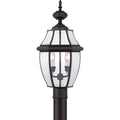 Quoizel Newbury Outdoor Lantern, Post Small