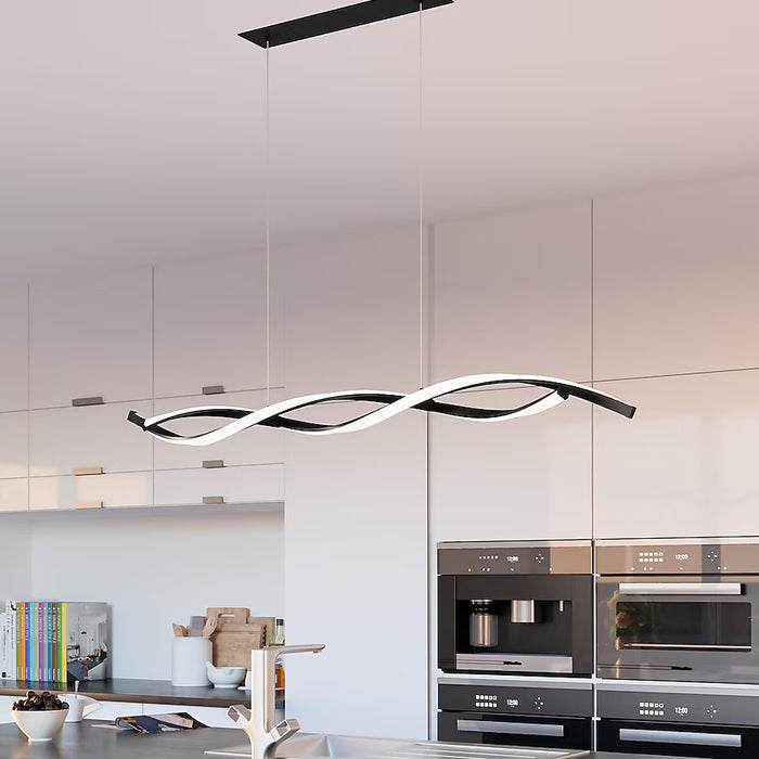 Quoizel PCNPT138MBK Newport 42.25" Linear Island Light | Matte Black