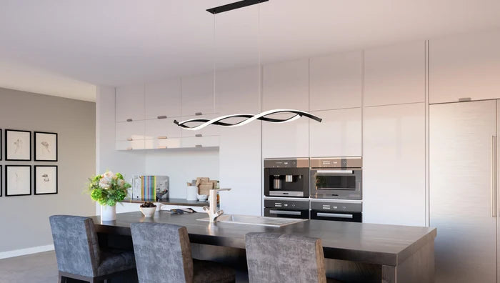 Quoizel PCNPT138MBK Newport 42.25" Linear Island Light | Matte Black