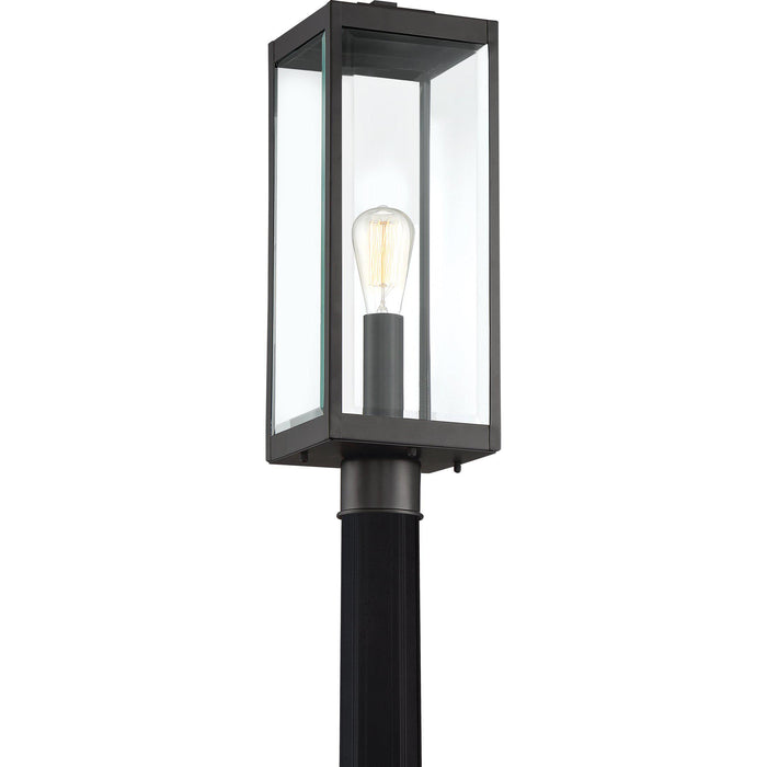 Quoizel Westover Outdoor Lantern, Post