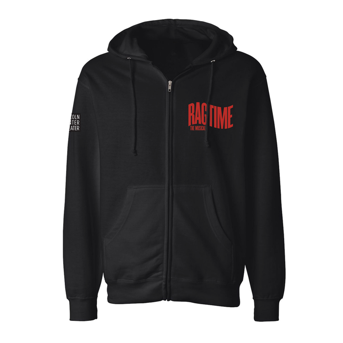 RAGTIME Logo Print Zip Hoodie