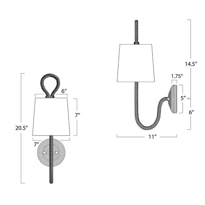 Regina Andrew Coastal Living Bimini Sconce Single*