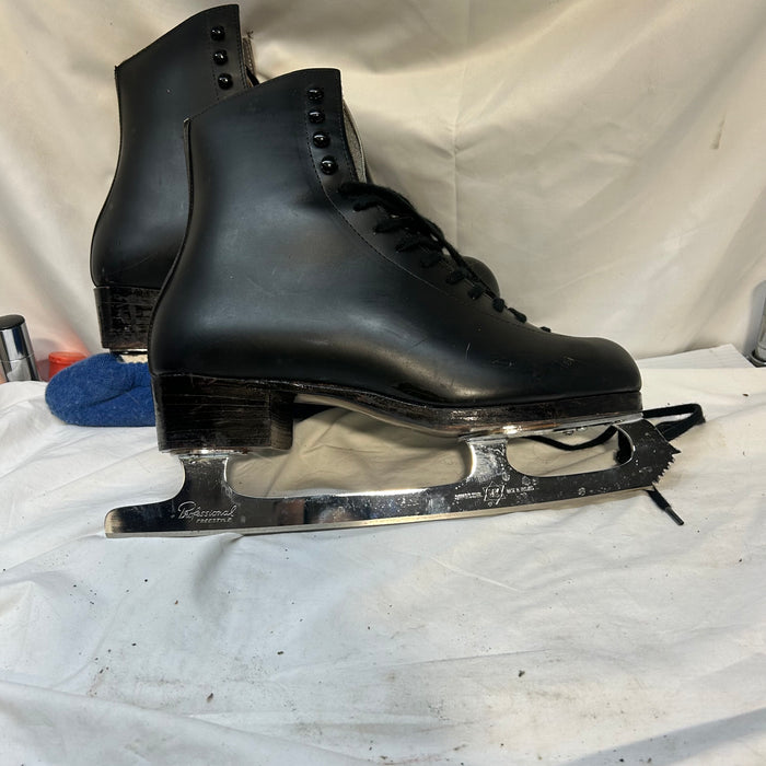 Reidel w 8 1/2 LR  Black Professonel Ice Skates