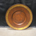 Romanesque Vintage Oversized Industrial Riveted Metal Tray 31.5"x4.75"