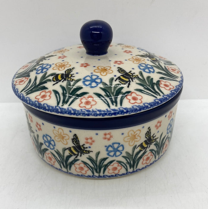 Round Covered Container ~ 5" ~ 2023X - T3!
