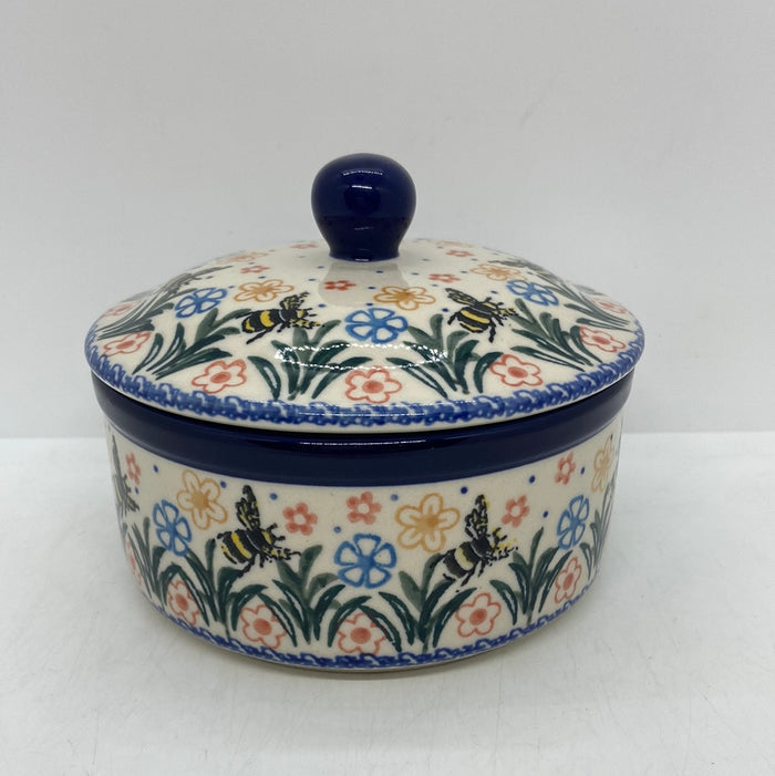 Round Covered Container ~ 5" ~ 2023X - T3!