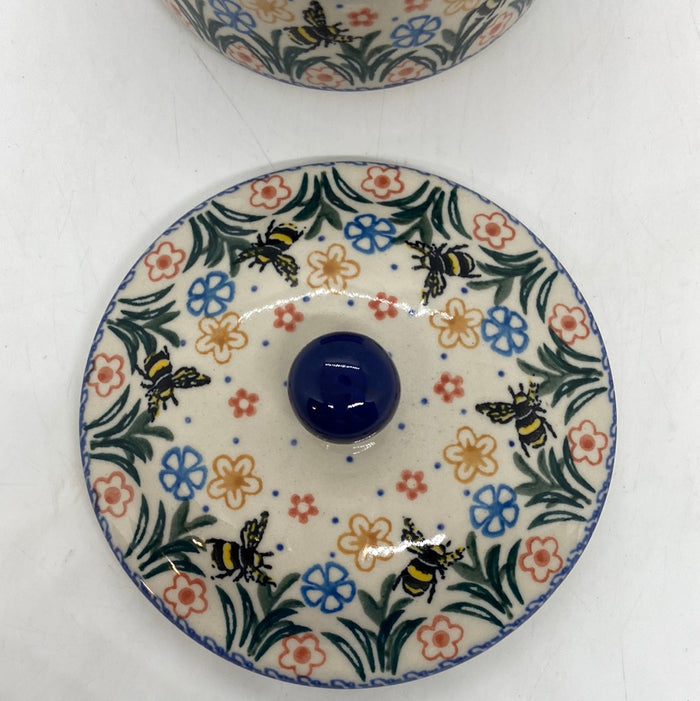 Round Covered Container ~ 5" ~ 2023X - T3!
