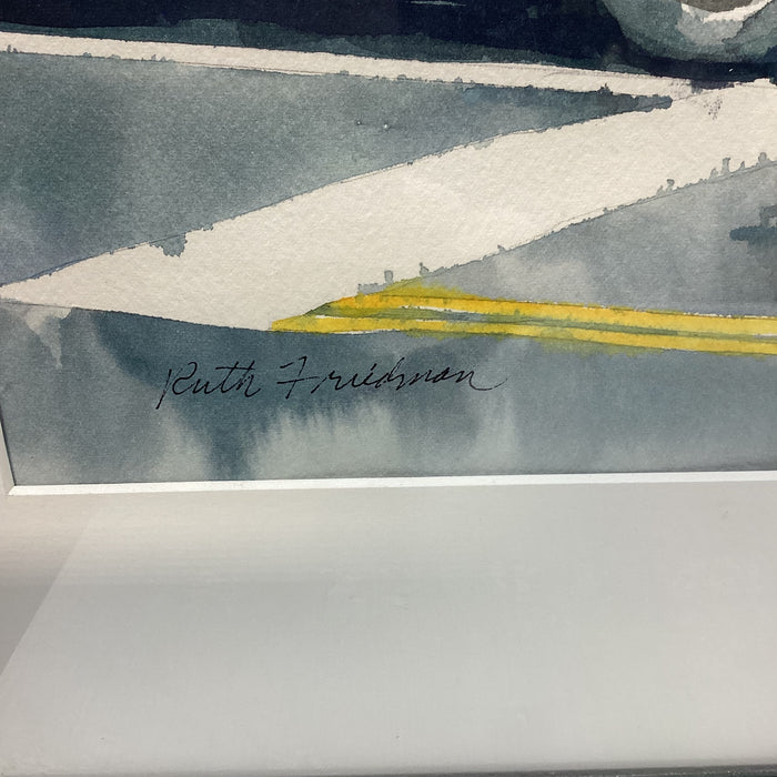 Ruth Friedman Signed Watercolor Original 24" x 35"