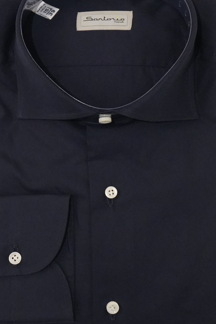 Sartorio Solid Cotton Dress Shirt