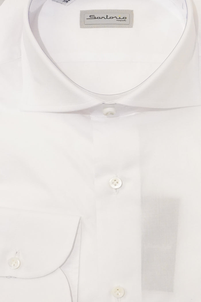 Sartorio Solid Cotton Dress Shirt