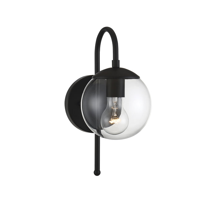 Savoy House 1-Light Outdoor Wall Lantern in Matte Black - Model M50030BK