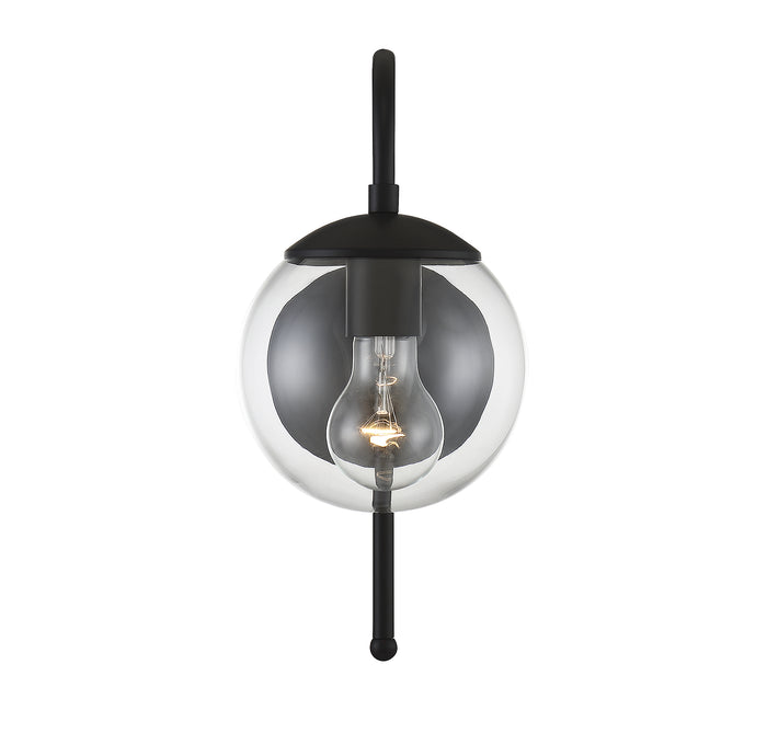 Savoy House 1-Light Outdoor Wall Lantern in Matte Black - Model M50030BK