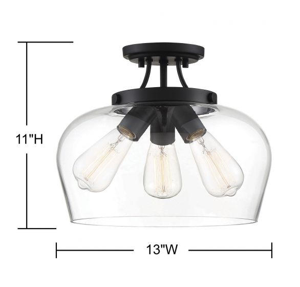 Savoy House 6-4035-3-322 Octave 3-Light Semi Flush Mount
