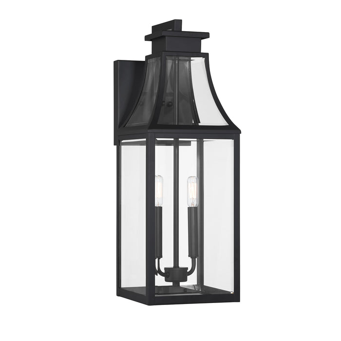 Savoy House Emery Outdoor Wall Lantern in Matte Black