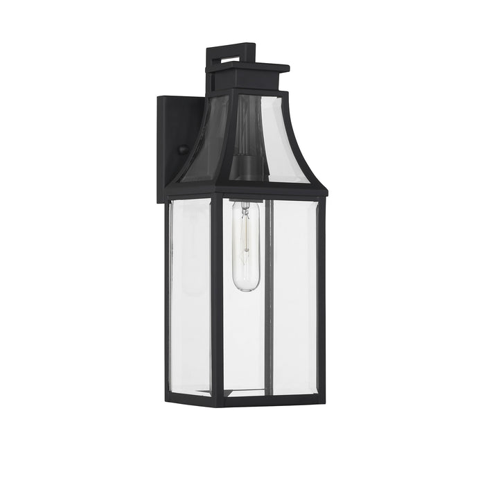 Savoy House Emery Outdoor Wall Lantern in Matte Black