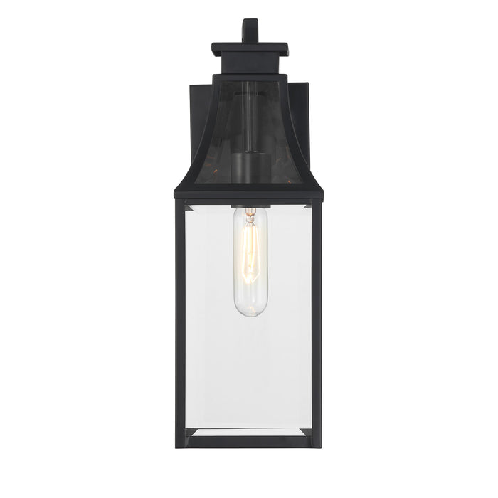 Savoy House Emery Outdoor Wall Lantern in Matte Black