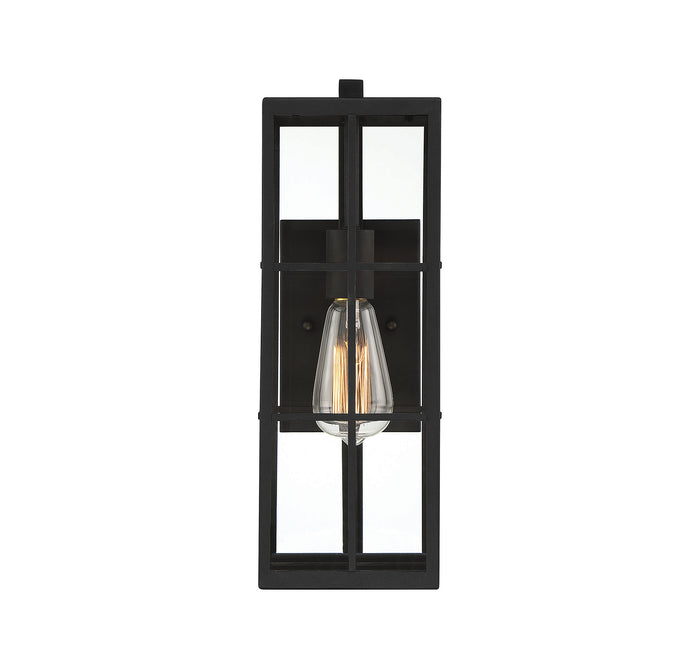 Savoy House Ericson Outdoor Wall Lantern in Matte Black - Model 5-1989-BK
