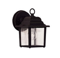 Savoy House Exterior Collections 1-Light Outdoor Wall Lantern in Black - Model 5-3045-BK
