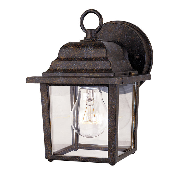 Savoy House Exterior Collections 1-Light Outdoor Wall Lantern in Rustic Bronze - Model 5-3045-72