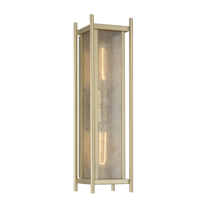 Savoy House Jacobs Outdoor Wall Lantern in Serene Brass