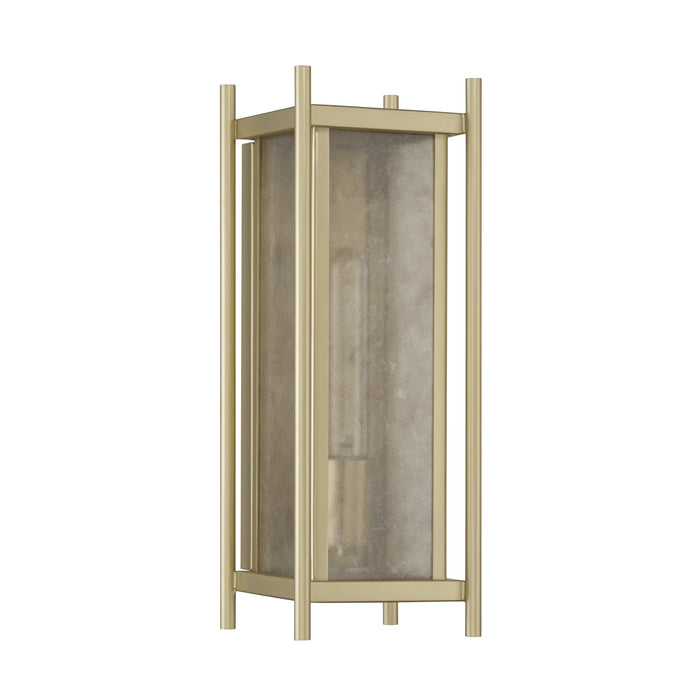 Savoy House Jacobs Outdoor Wall Lantern in Serene Brass