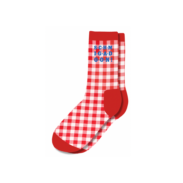 SCHMIGADOON Gingham Socks