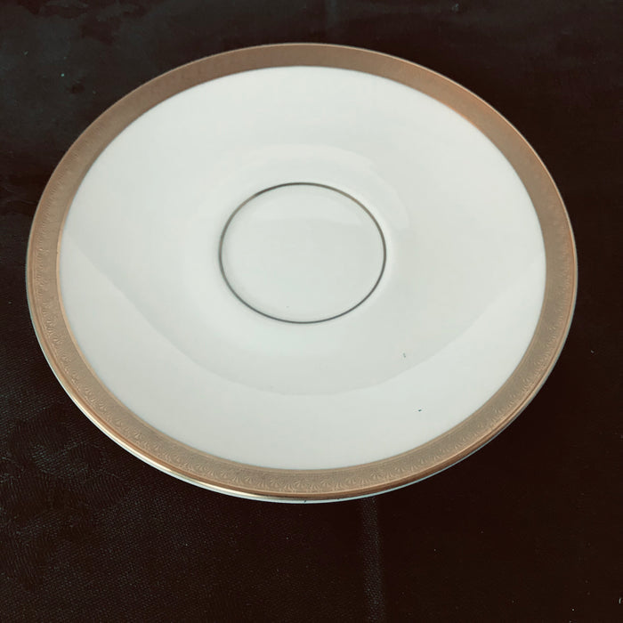 Set of 14 Vintage Royal Doulton "Royal Gold" #4980 Saucers