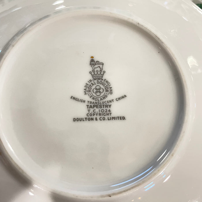 Set of 88 Vintage Royal Doulton Tapestry Bone China Dinnerware, Made in England