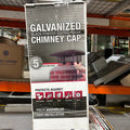 Shelter Black 13"x 18" Galvanized Chimmney Cap