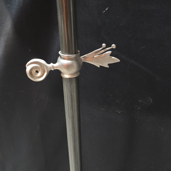 Small Dimming Double Lighted Floor Lamp with Flair and Rectangle Shade 20.5"x11.25"x55"
