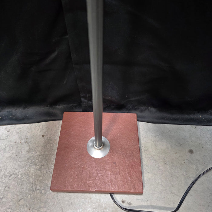 Small Dimming Double Lighted Floor Lamp with Flair and Rectangle Shade 20.5"x11.25"x55"