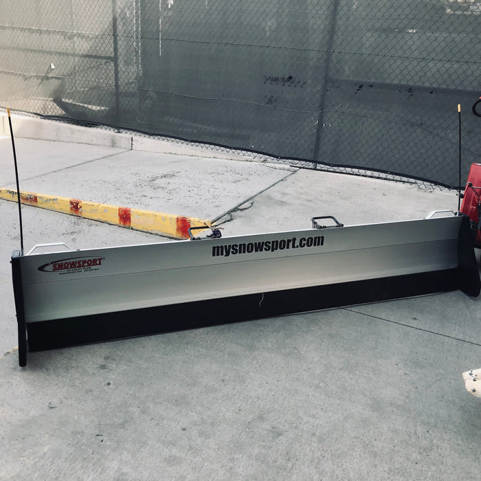 Snowsport Aluminum Snow Plow With Receiver 98"x 25"x 17"