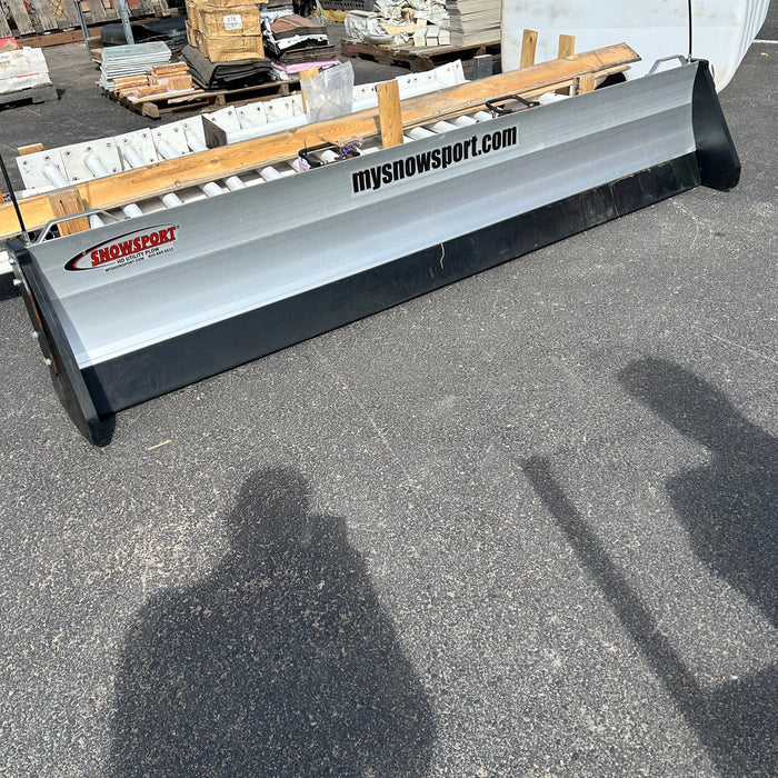 Snowsport Aluminum Snow Plow With Receiver 98"x 25"x 17"