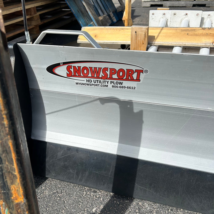 Snowsport Aluminum Snow Plow With Receiver 98"x 25"x 17"