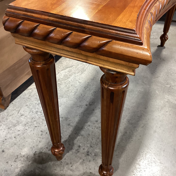 Solid Carved Cherry Sofa Table 68"x 20"x 37"