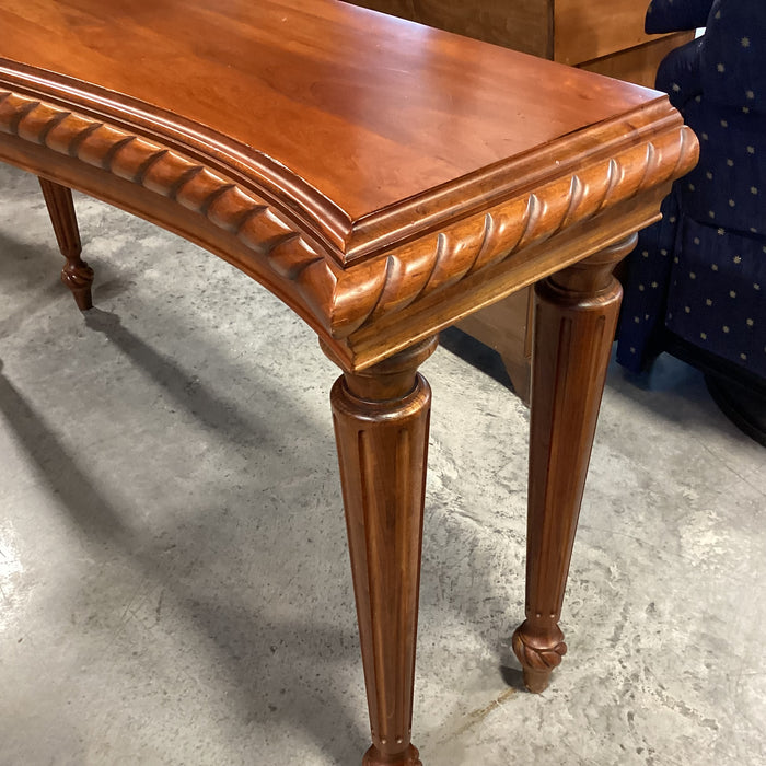 Solid Carved Cherry Sofa Table 68"x 20"x 37"