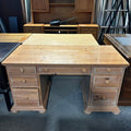 Solid Wood 7 Drawer Desk 56"x 26"x 29.5"