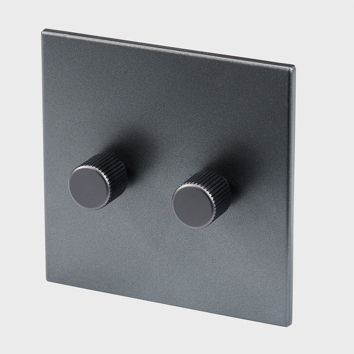 Tala Double Rotary Wall Dimmer - Model ACC-DIM-DBL-01-US
