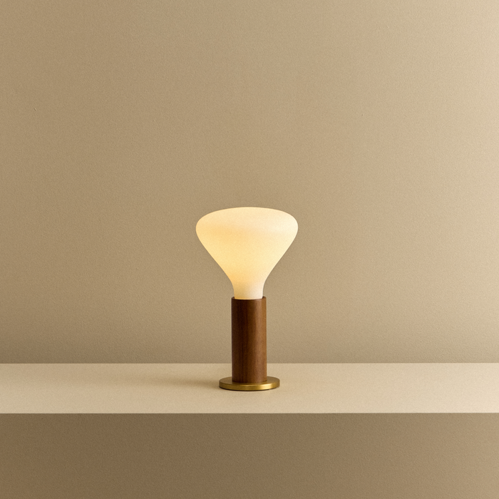 Tala Walnut Knuckle Table Lamp - Model WALT-KT-01-US