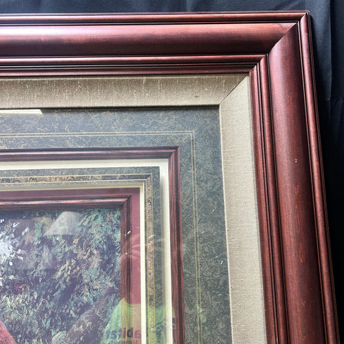 "The Garden Retreat" Beautifully Matted Framed Art Print  49.5"x 43.5"