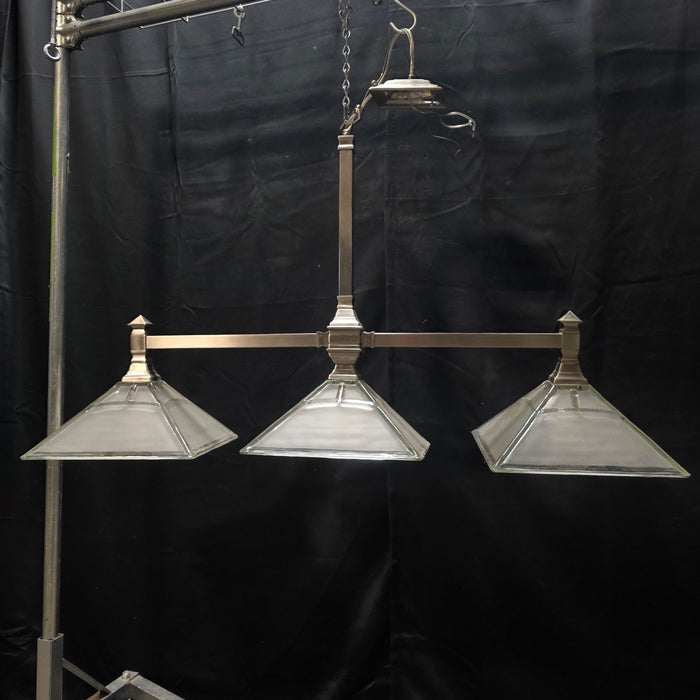 Three Square Light Billiard / Kitchen Island Light 45"x12"x24"