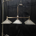 Three Square Light Billiard / Kitchen Island Light 45"x12"x24"