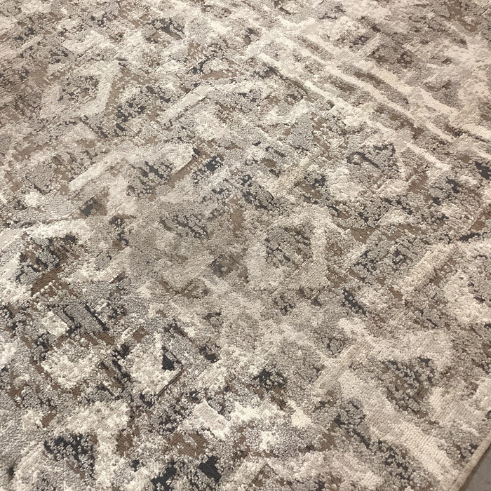 Threshold Elliot Geo Grey Taupe Beige Raised Texture Rug 7'x 10'