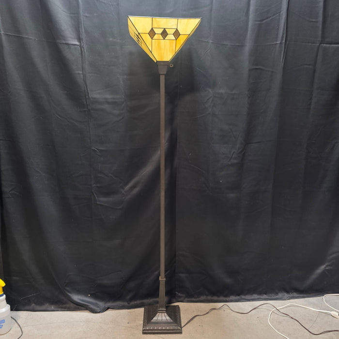 Tiffany Style Floor Lamp Simple Modern Style with Key Switch 14"x14"x71"